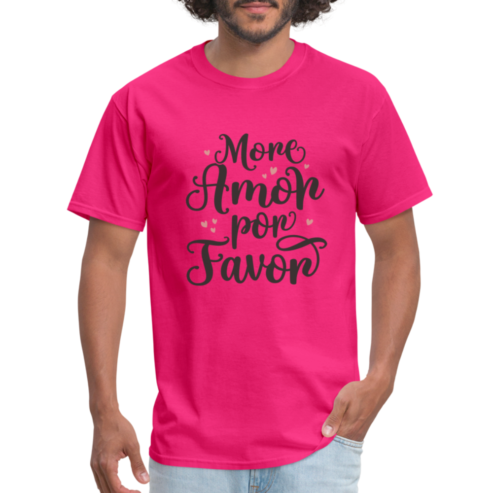 More Amor Por Favor T-Shirt - fuchsia