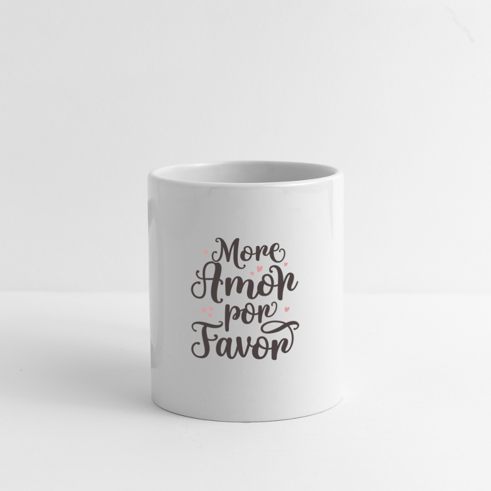 More Amor Por Favor Coffee Mug - white