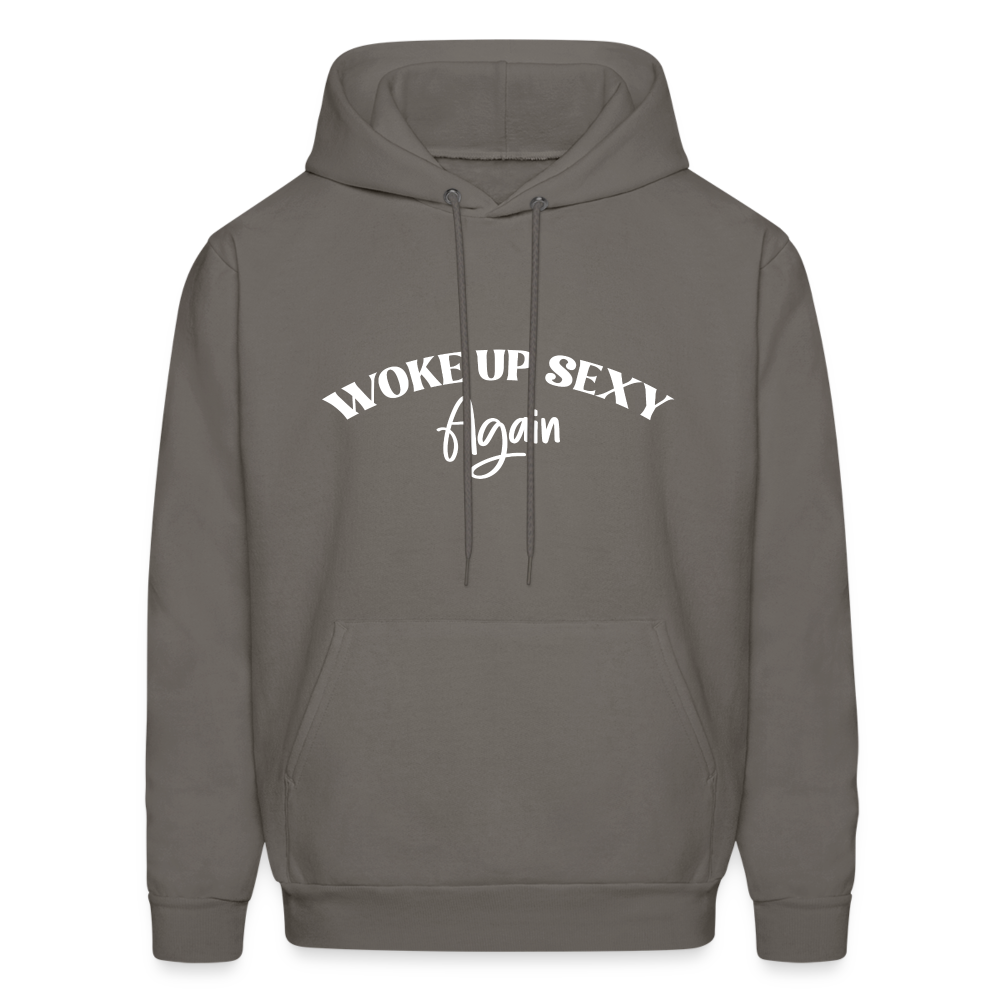 Woke Up Sexy Again Hoodie - asphalt gray