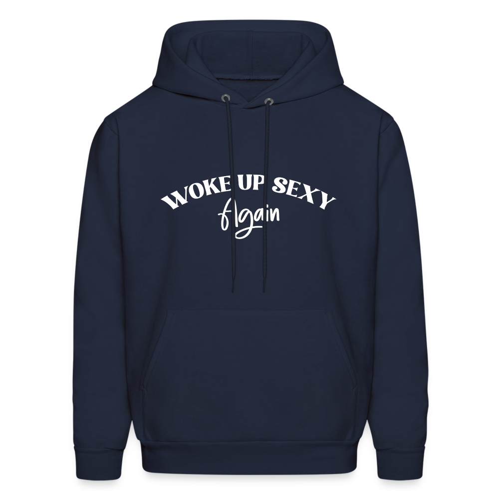 Woke Up Sexy Again Hoodie - navy