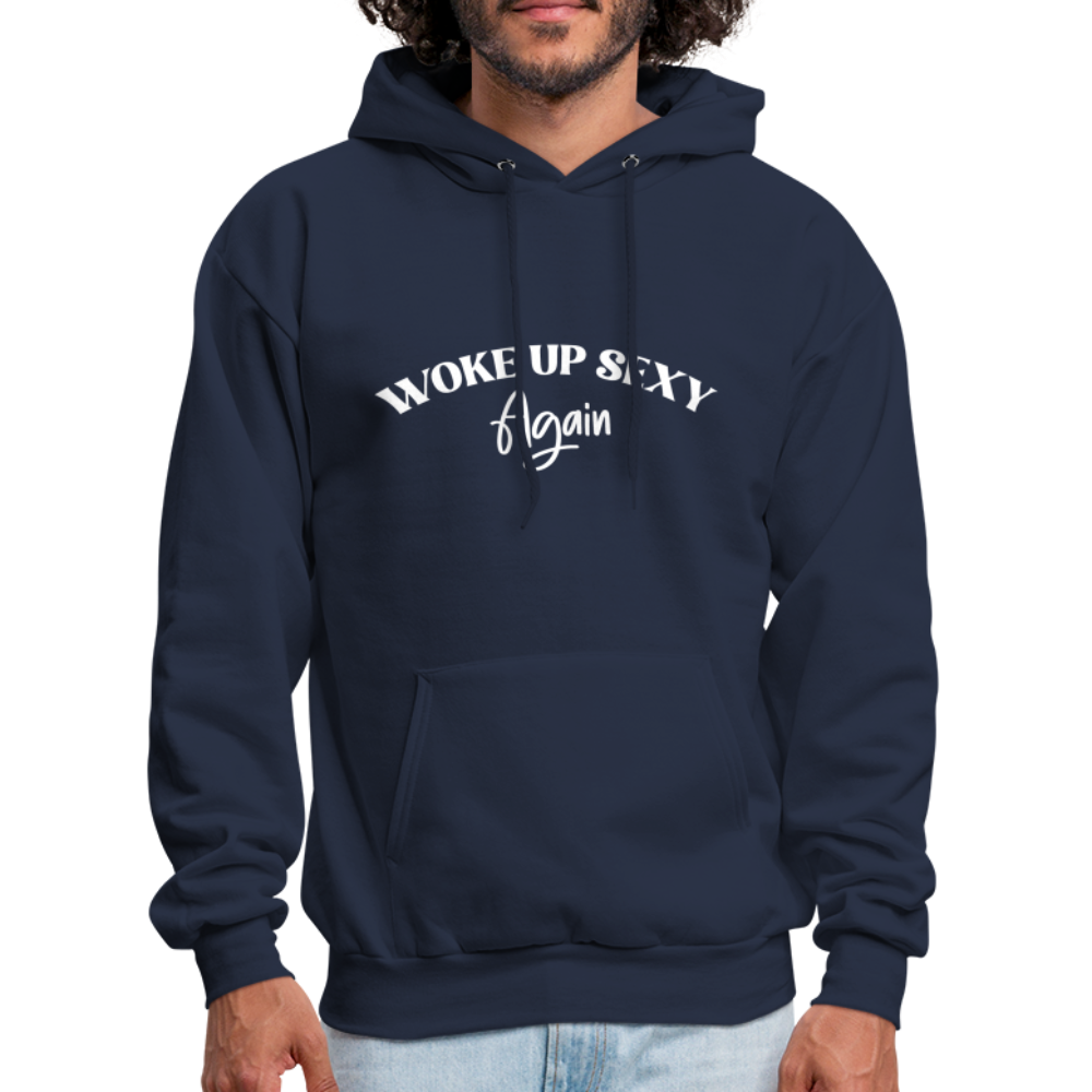 Woke Up Sexy Again Hoodie - navy