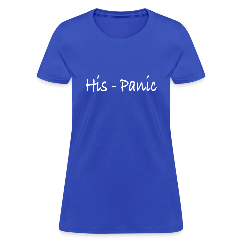 His-Panic Women's T-Shirt (HisPanic Women) - royal blue