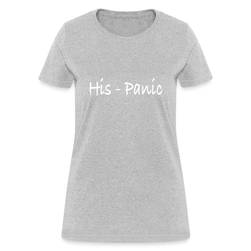 His-Panic Women's T-Shirt (HisPanic Women) - heather gray