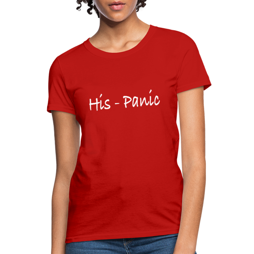 His-Panic Women's T-Shirt (HisPanic Women) - red