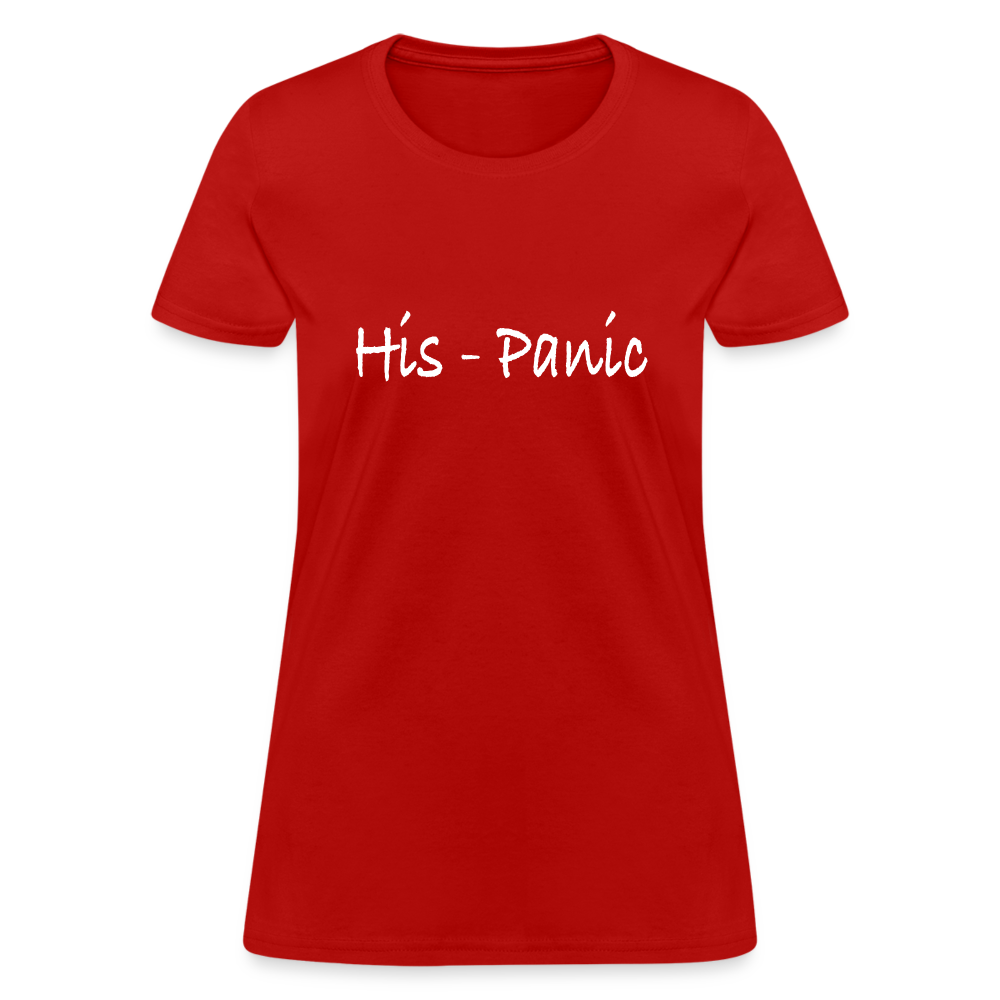 His-Panic Women's T-Shirt (HisPanic Women) - red