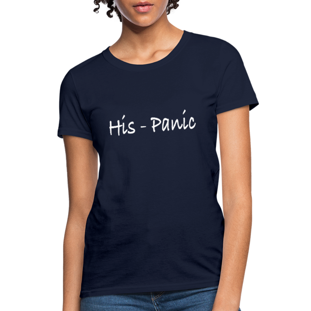 His-Panic Women's T-Shirt (HisPanic Women) - navy