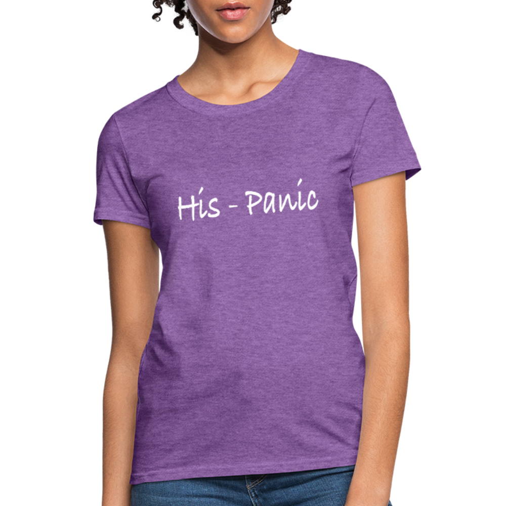 His-Panic Women's T-Shirt (HisPanic Women) - purple heather