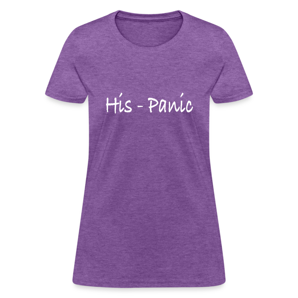 His-Panic Women's T-Shirt (HisPanic Women) - purple heather