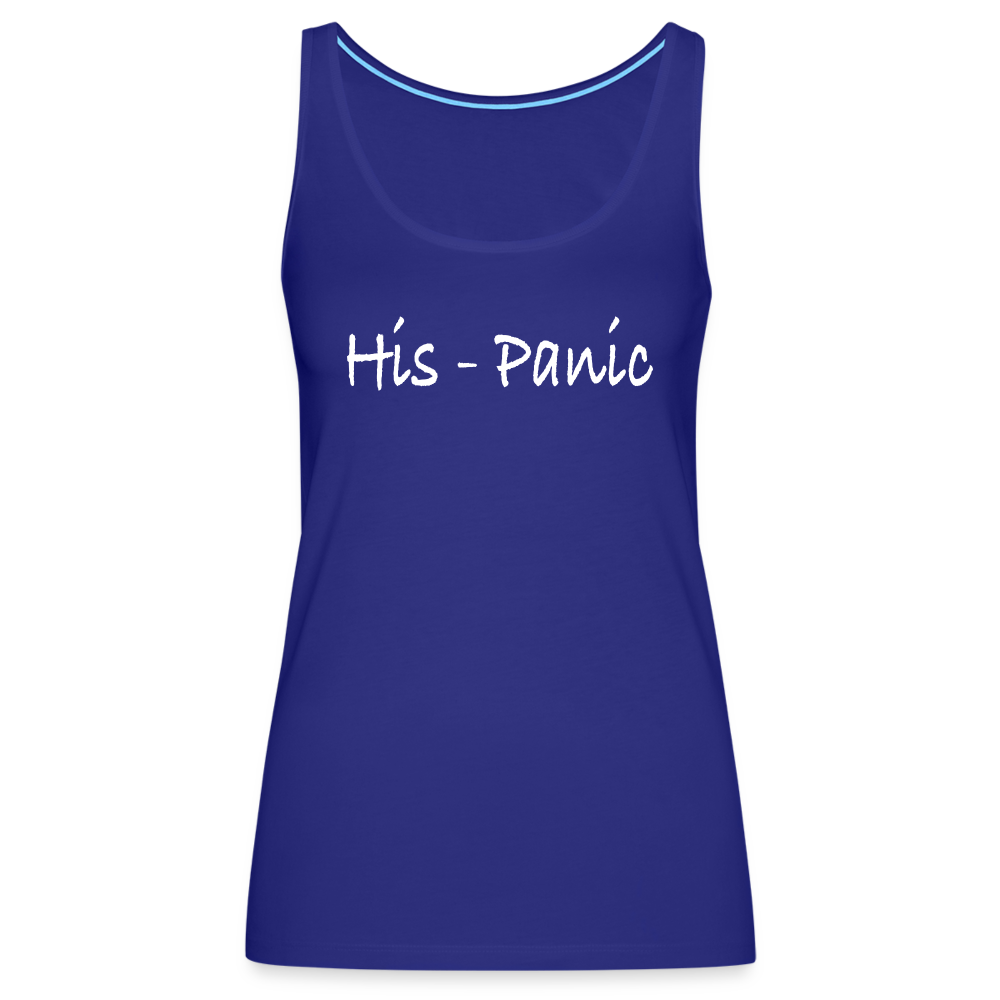 His-Panic Women’s Premium Tank Top (HisPanic Women) - royal blue