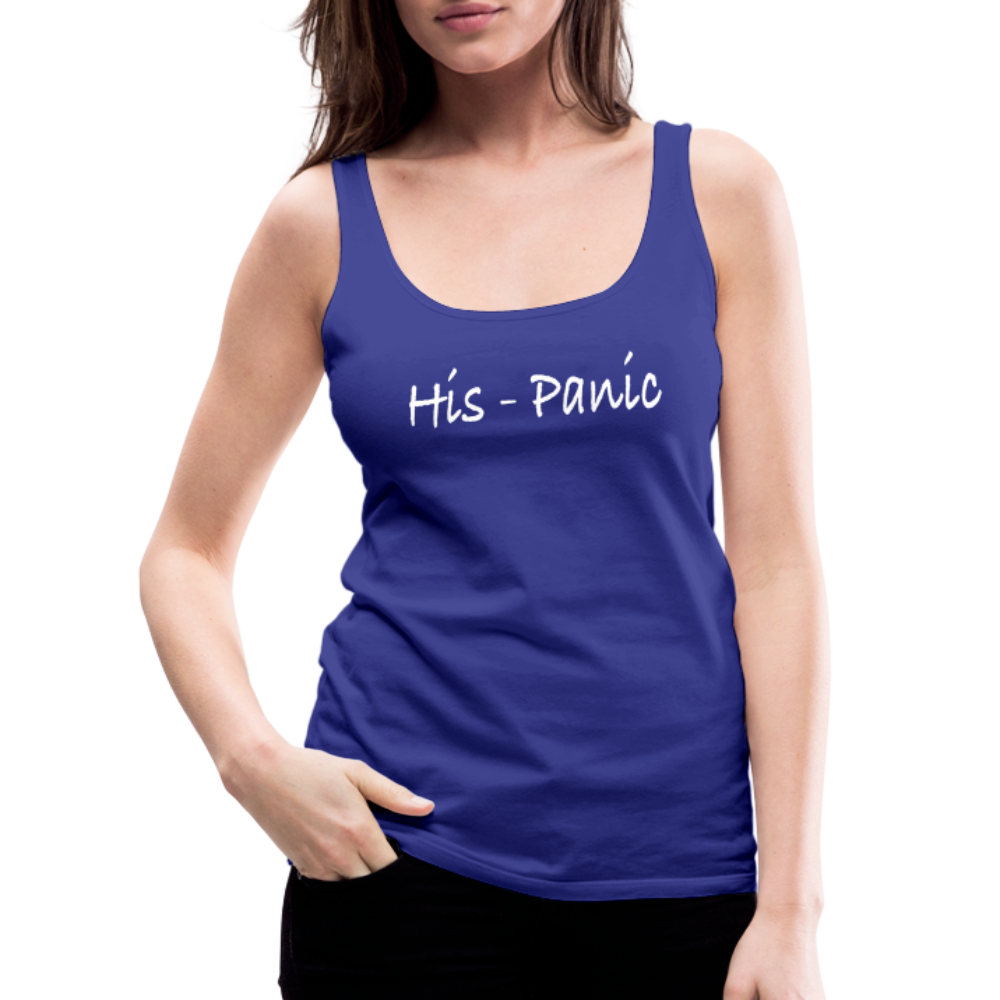 His-Panic Women’s Premium Tank Top (HisPanic Women) - royal blue