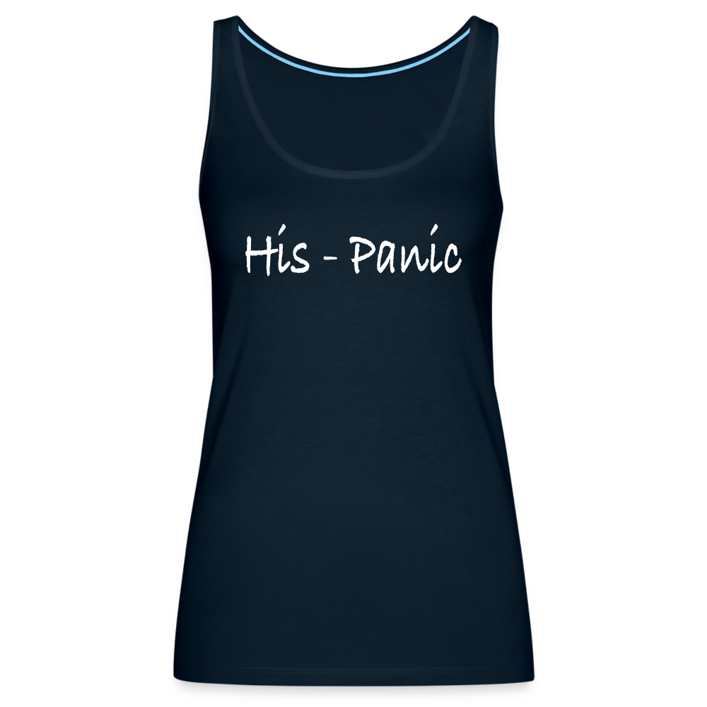 His-Panic Women’s Premium Tank Top (HisPanic Women) - deep navy