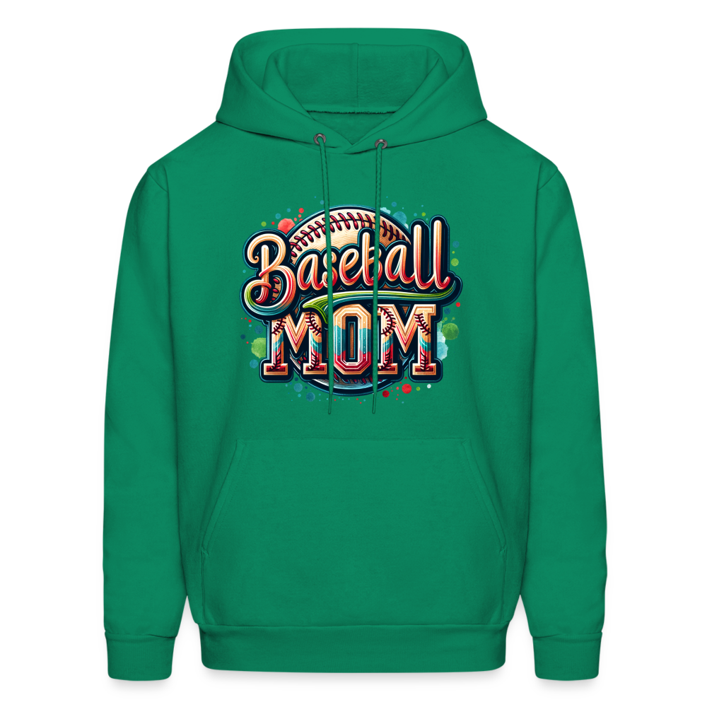 Baseball Mom Hoodie - kelly green