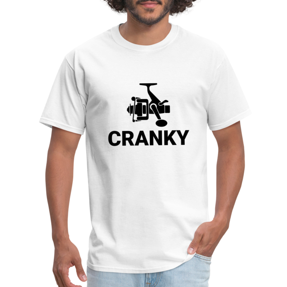 Cranky T-Shirt (Fishing) - white