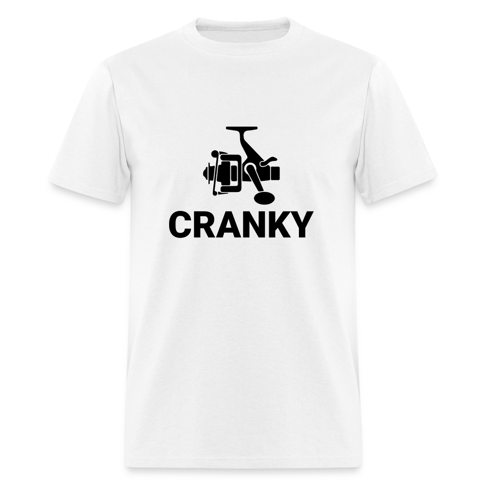 Cranky T-Shirt (Fishing) - white