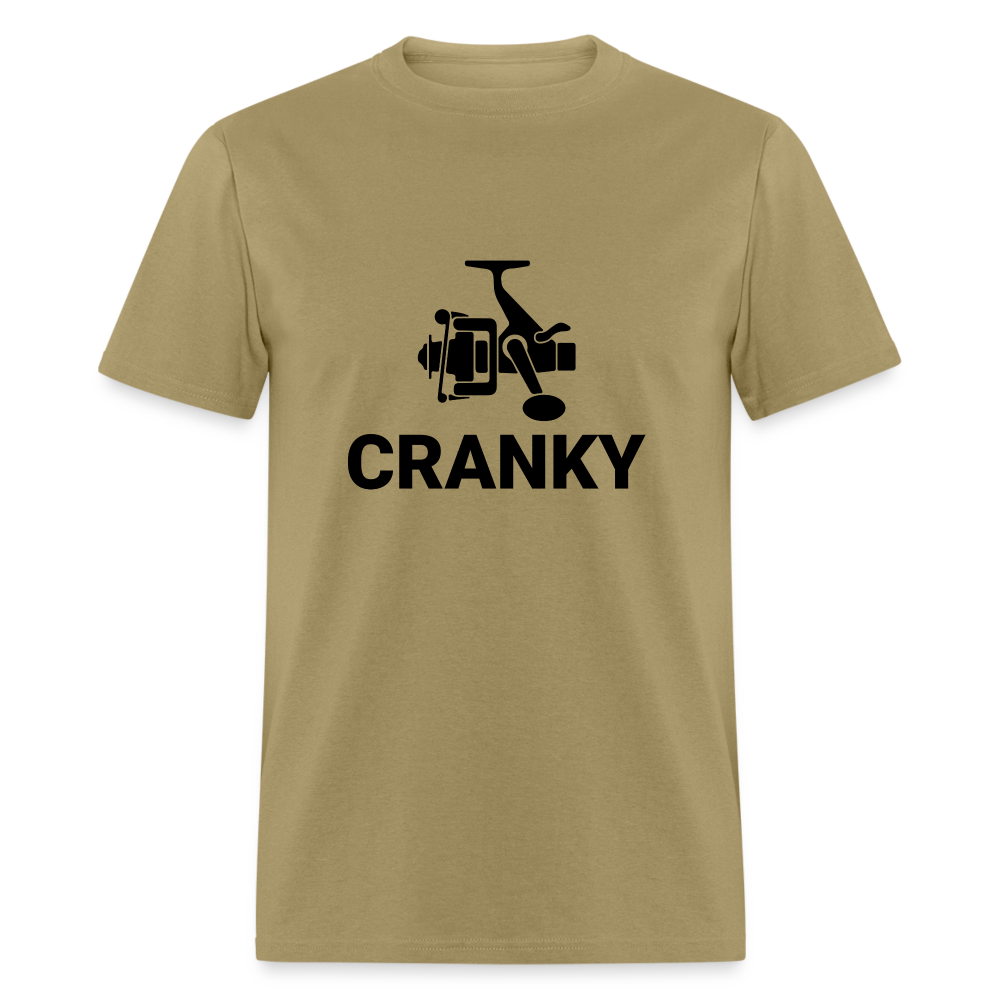 Cranky T-Shirt (Fishing) - khaki