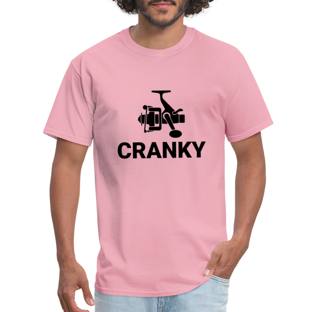 Cranky T-Shirt (Fishing) - pink