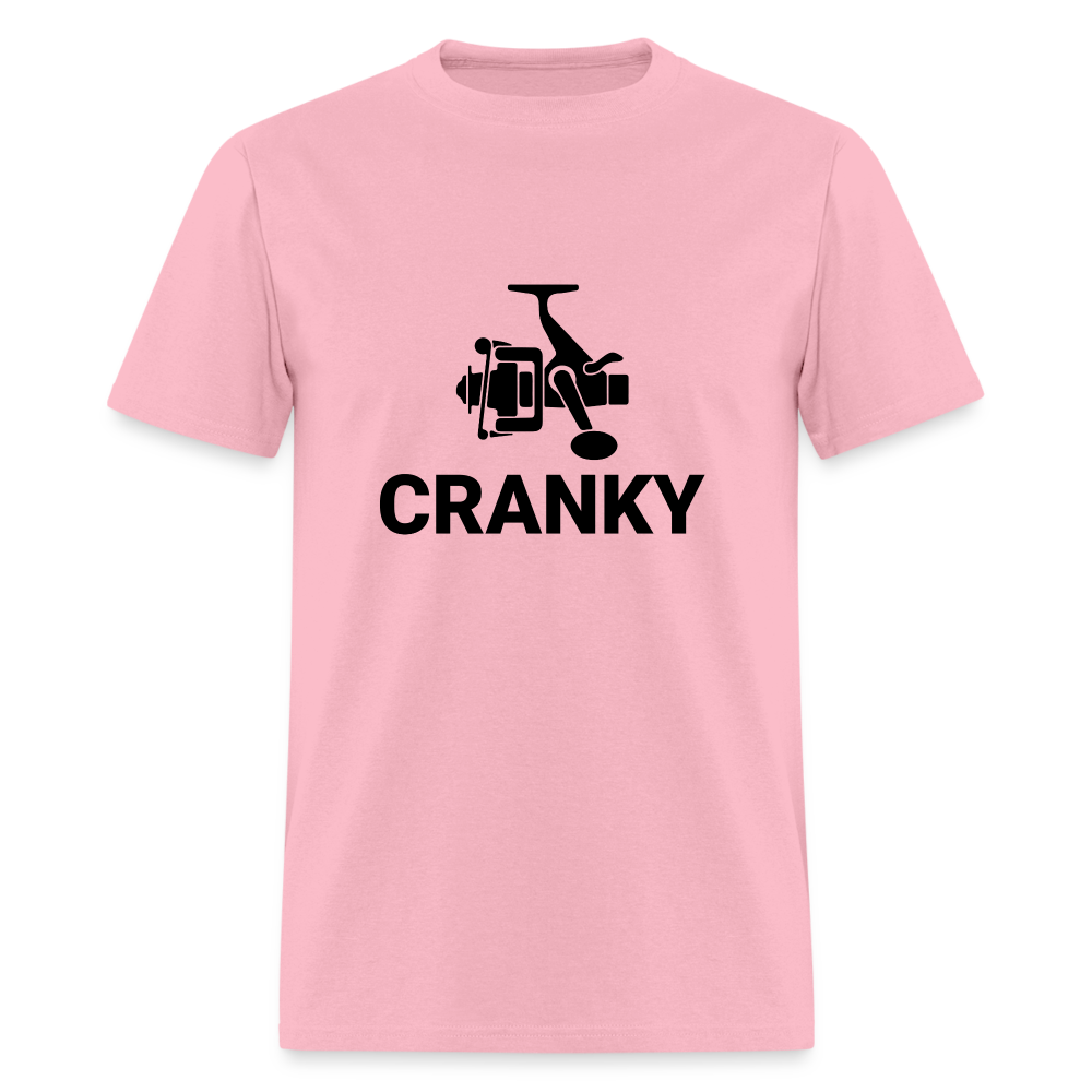 Cranky T-Shirt (Fishing) - pink