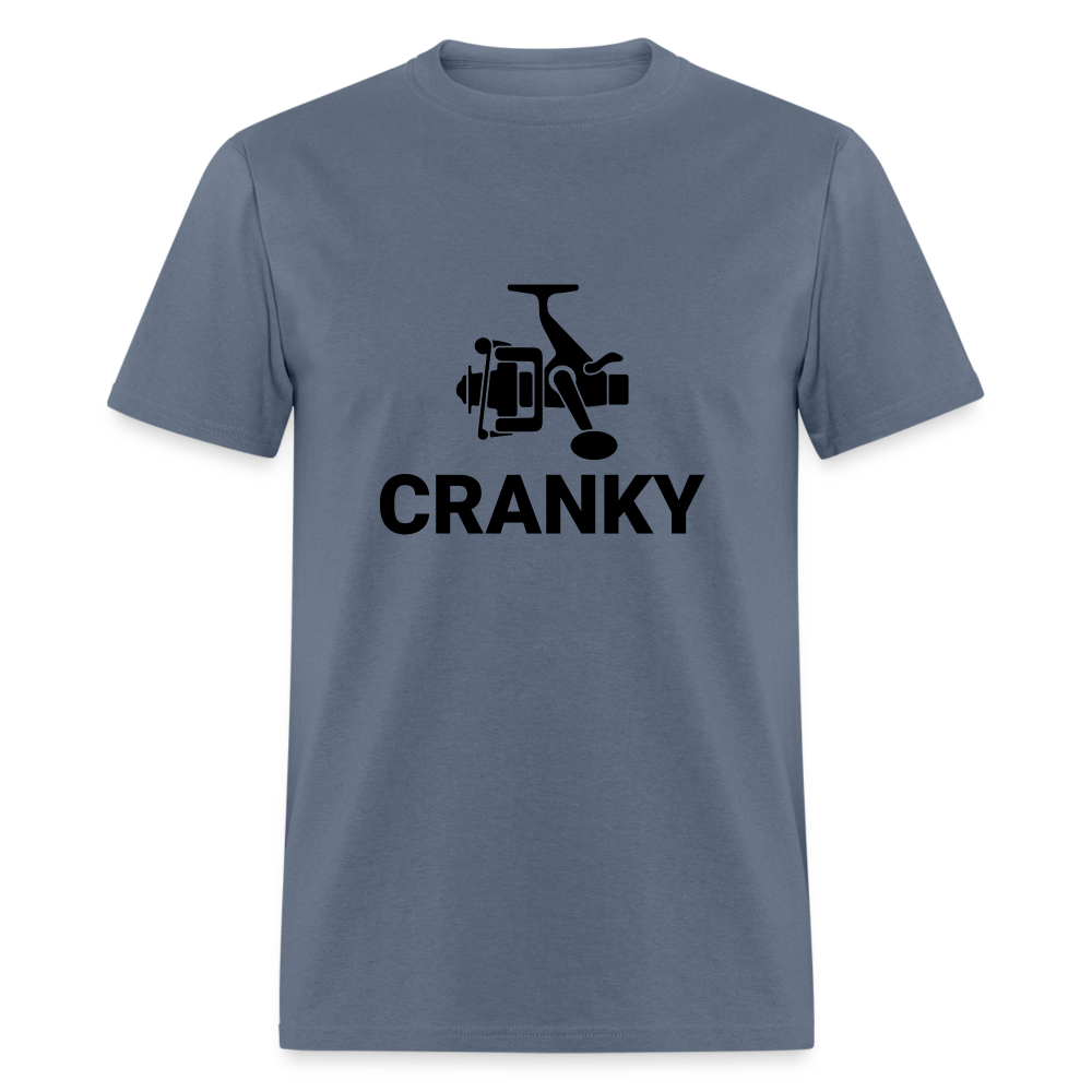 Cranky T-Shirt (Fishing) - denim