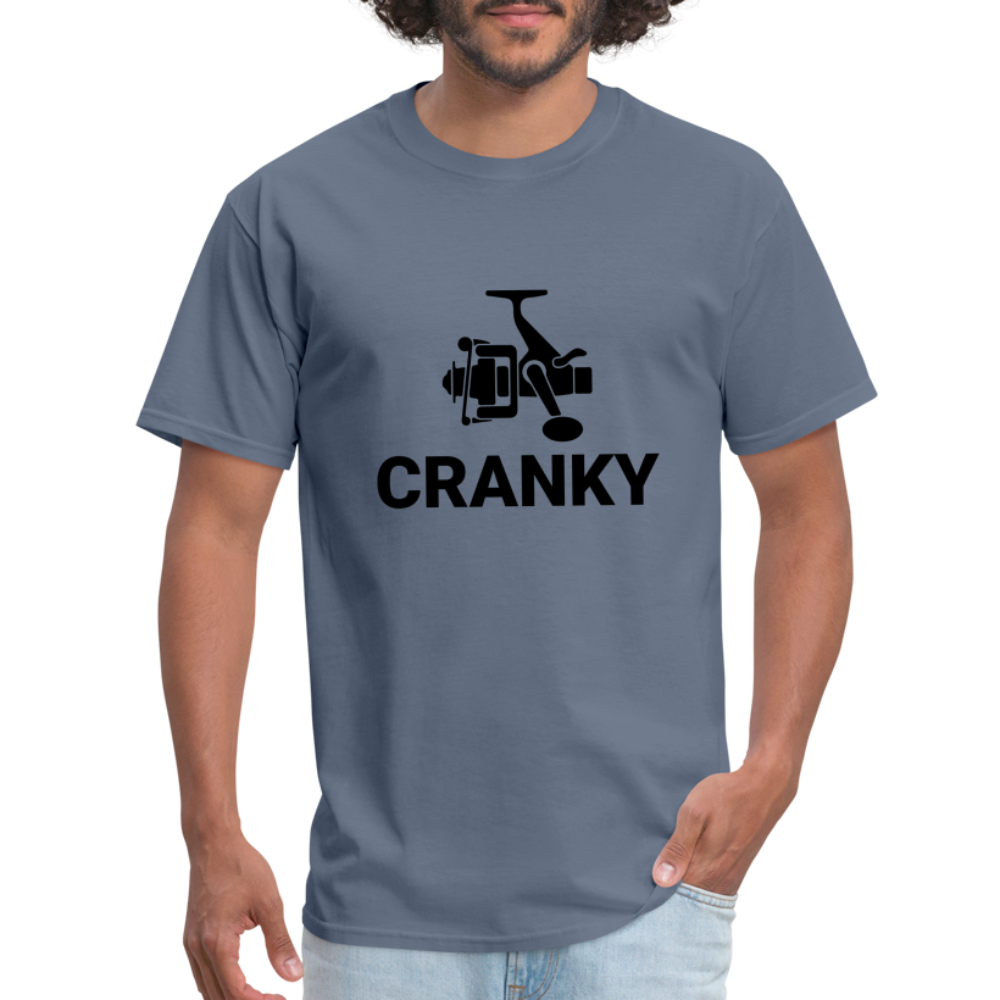 Cranky T-Shirt (Fishing) - denim