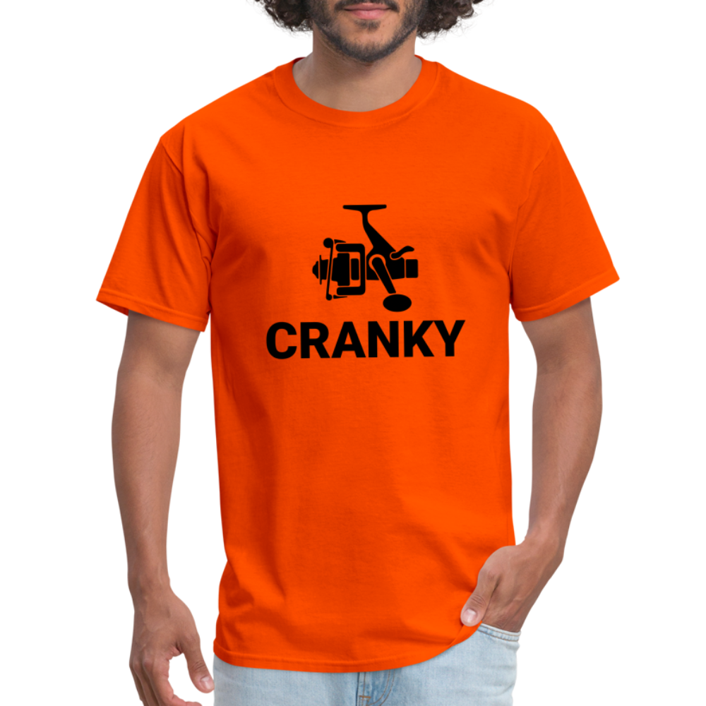 Cranky T-Shirt (Fishing) - orange