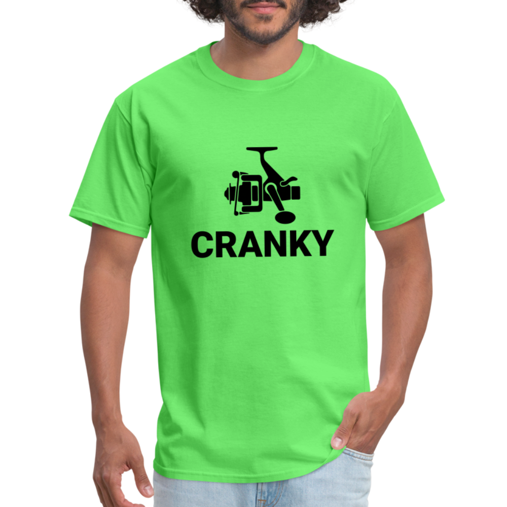 Cranky T-Shirt (Fishing) - kiwi