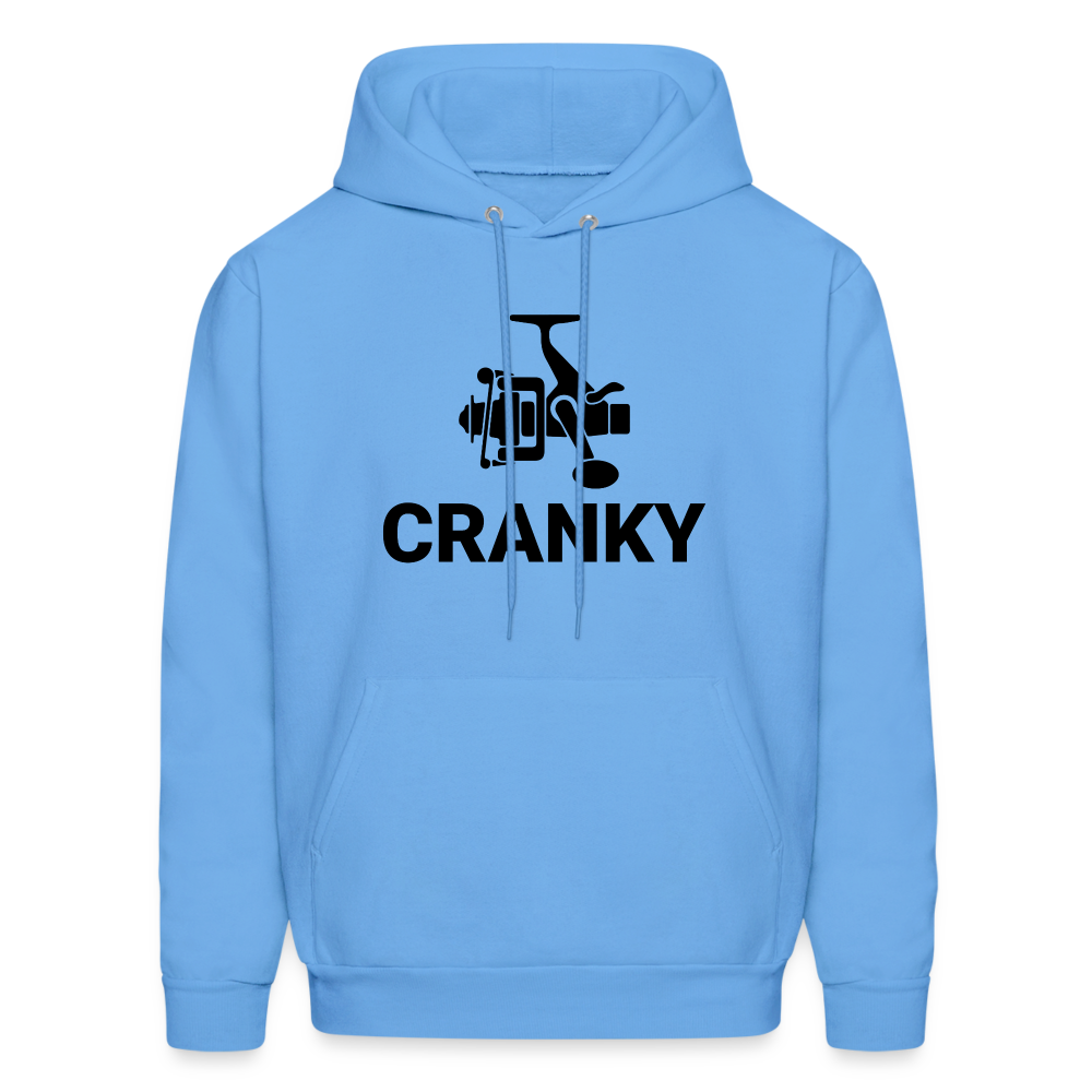 Cranky Hoodie (Fishing) - carolina blue