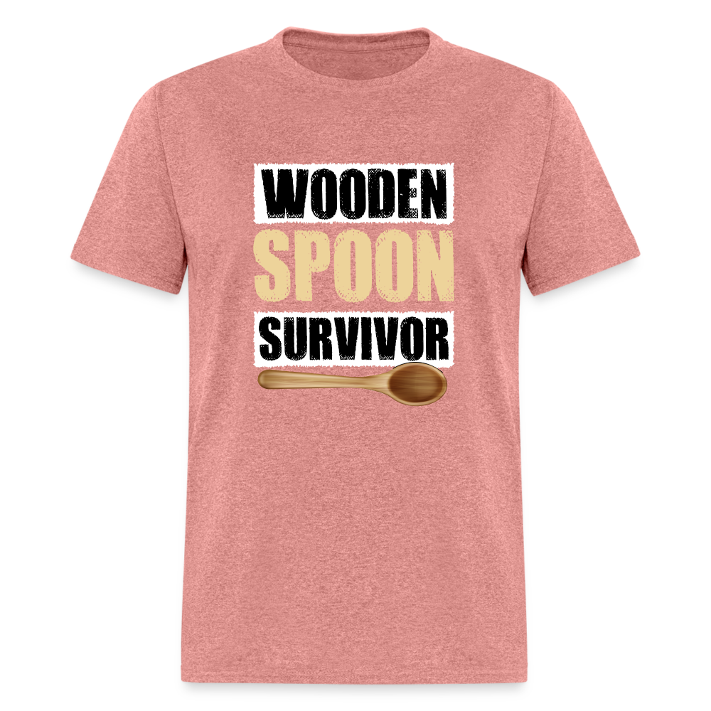 Wooden Spoon Survivor T-Shirt - heather mauve