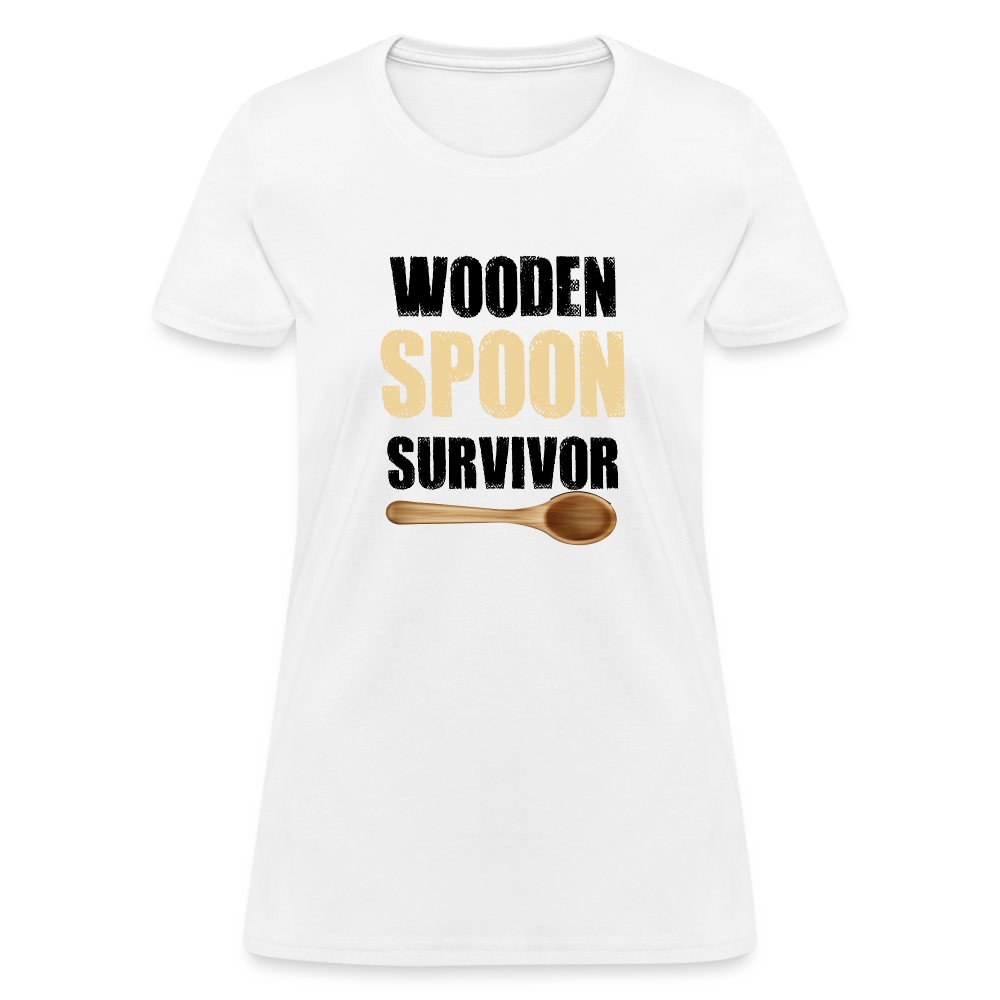 Wooden Spoon Survivor Women's T-Shirt - white