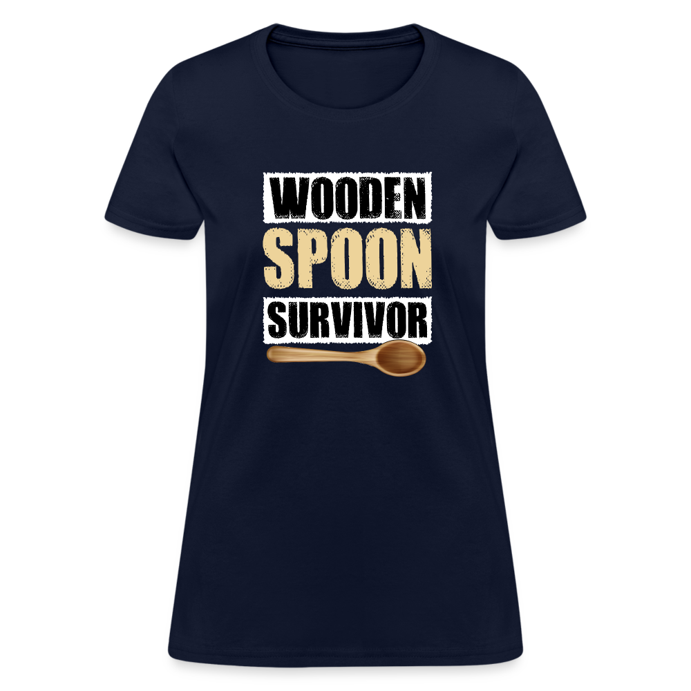 Wooden Spoon Survivor Women's T-Shirt - navy