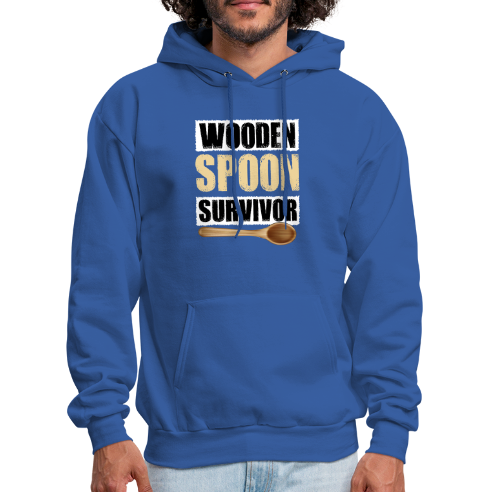 Wooden Spoon Survivor Hoodie - royal blue