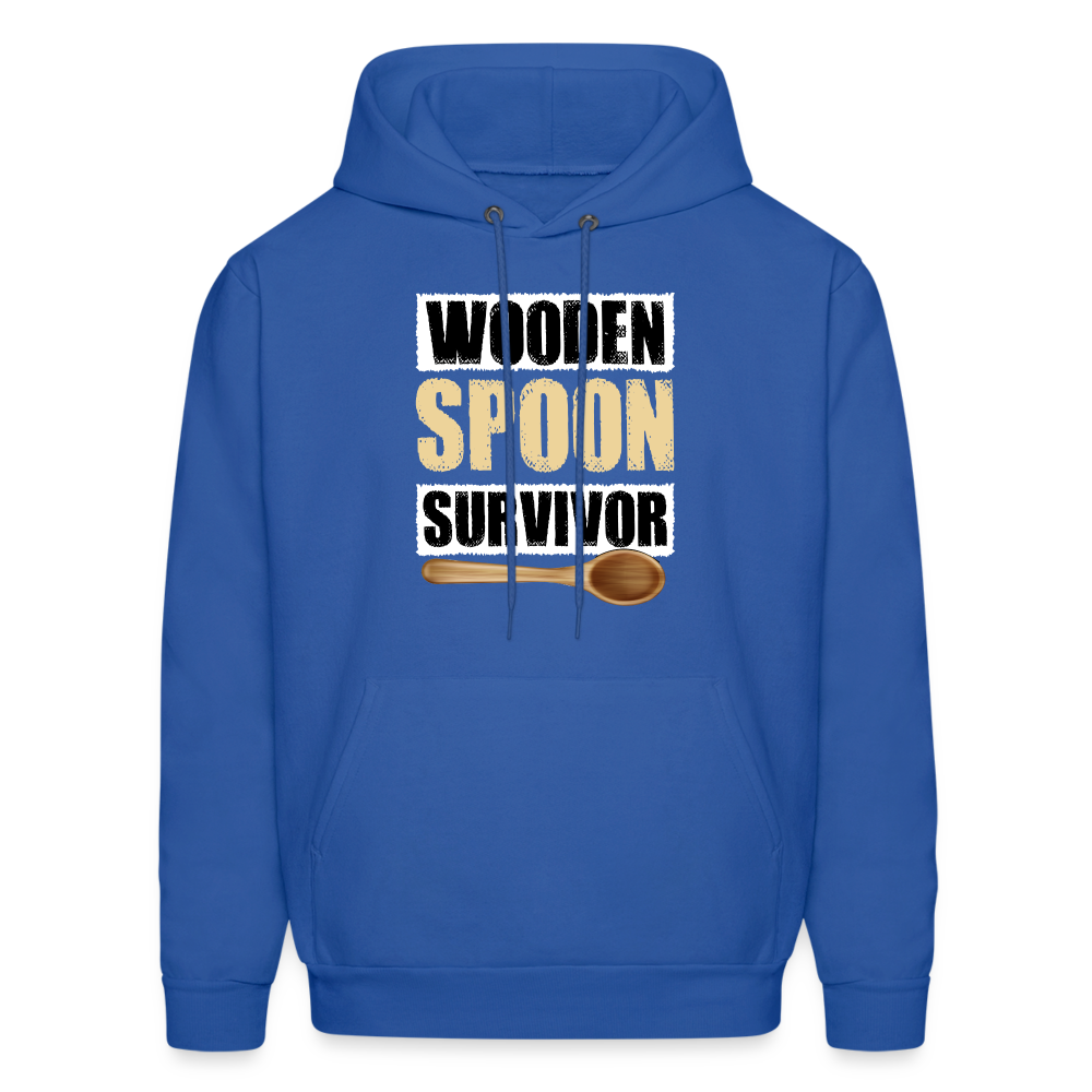 Wooden Spoon Survivor Hoodie - royal blue