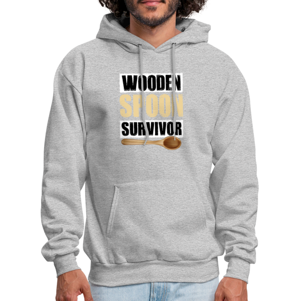 Wooden Spoon Survivor Hoodie - heather gray