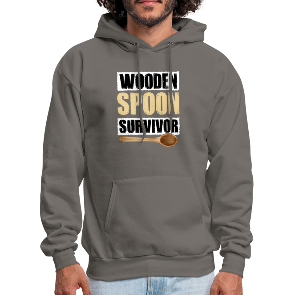 Wooden Spoon Survivor Hoodie - asphalt gray