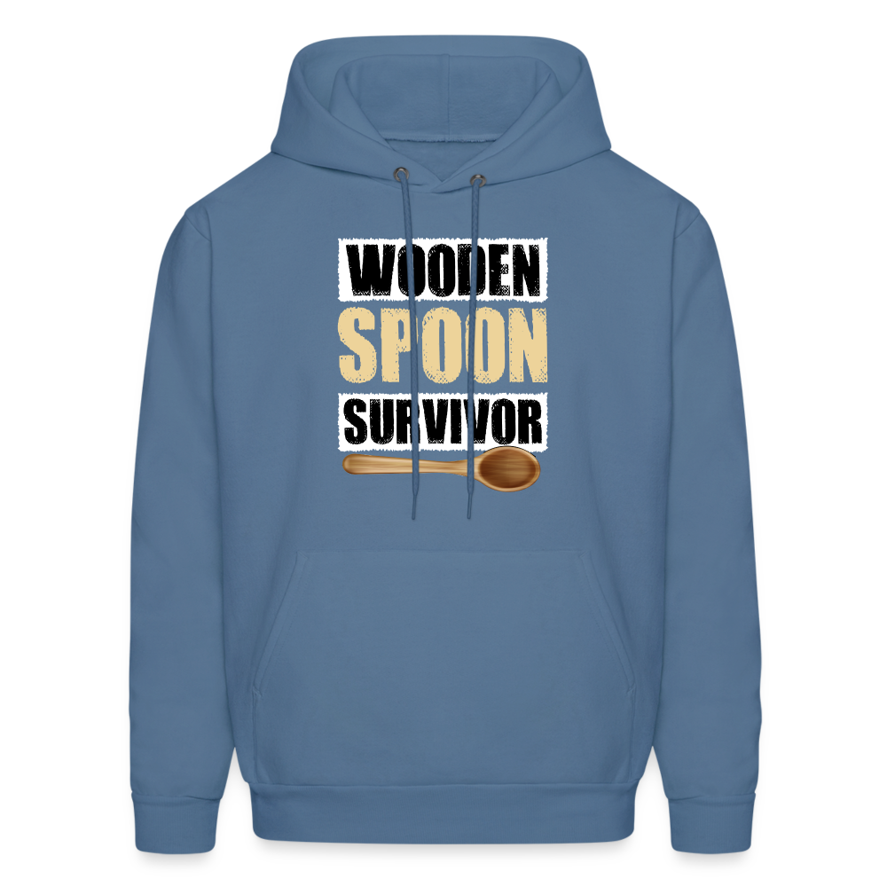 Wooden Spoon Survivor Hoodie - denim blue