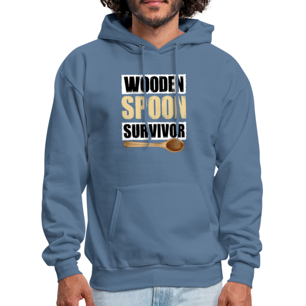 Wooden Spoon Survivor Hoodie - denim blue