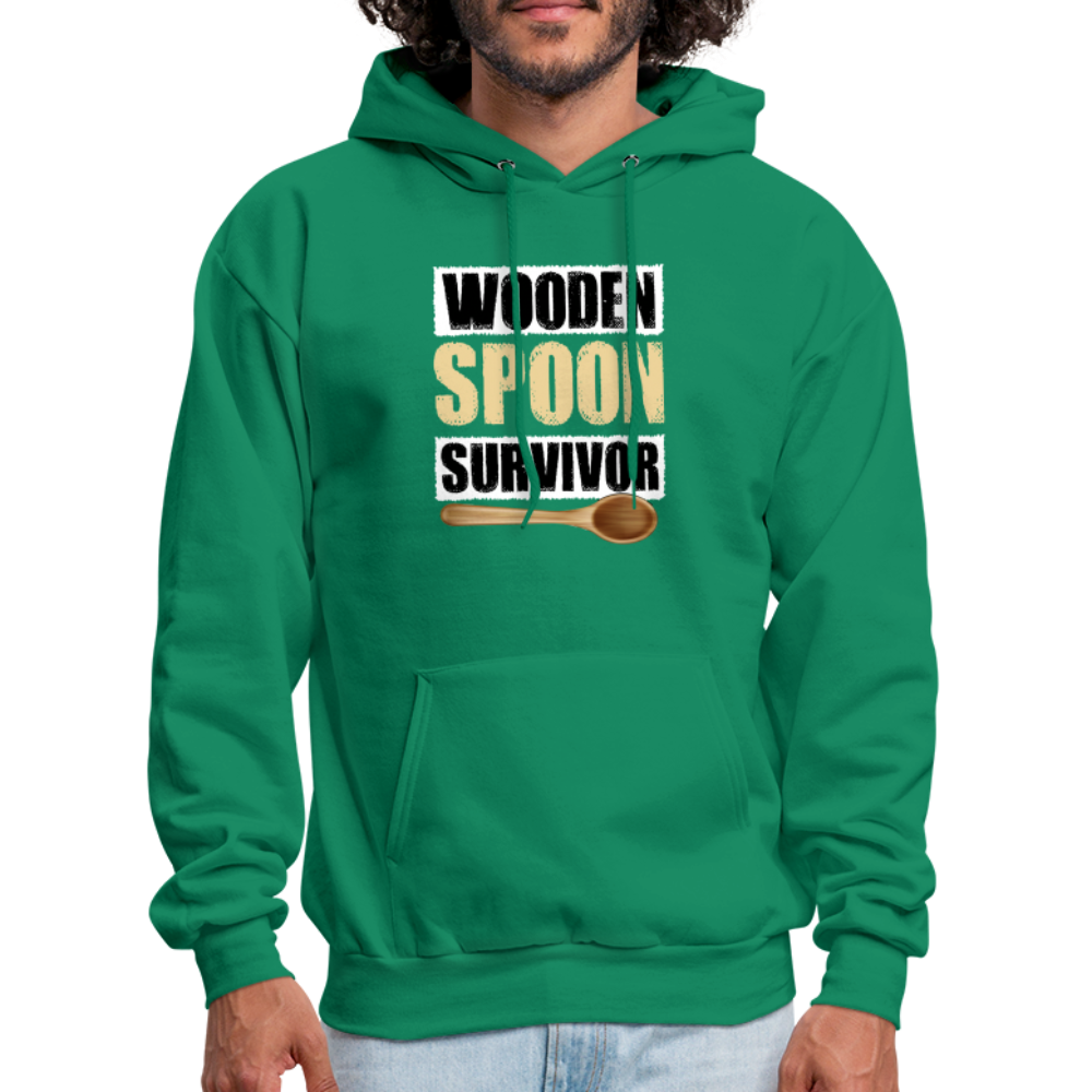 Wooden Spoon Survivor Hoodie - kelly green