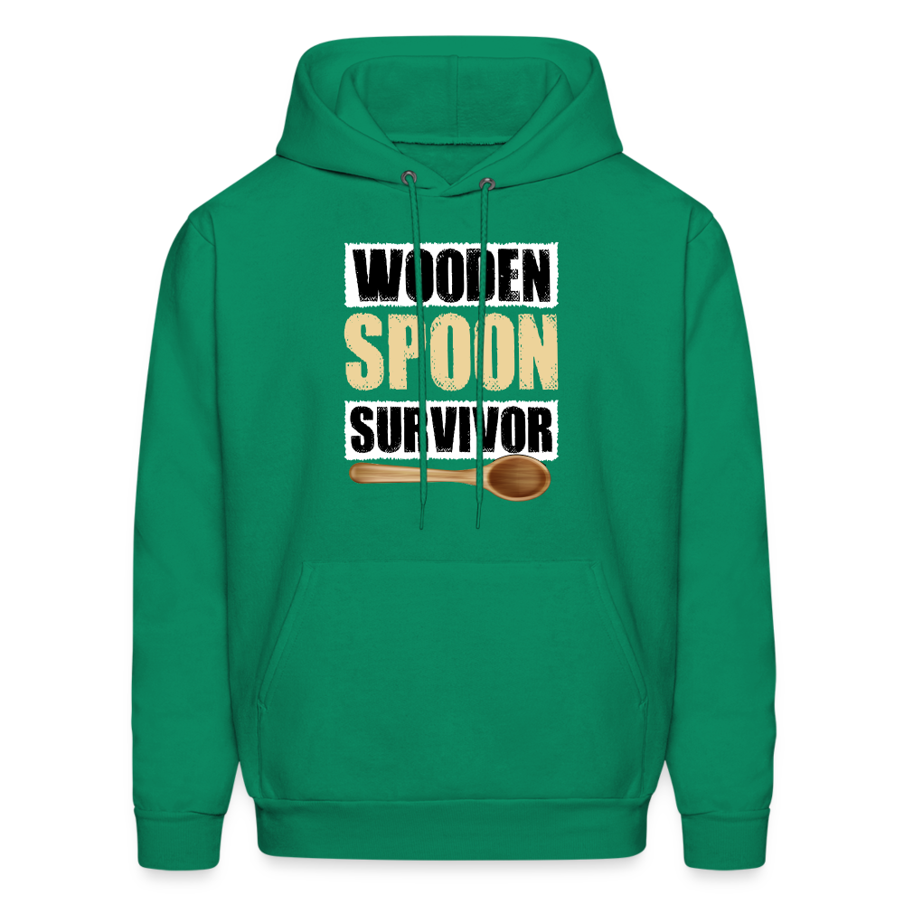 Wooden Spoon Survivor Hoodie - kelly green