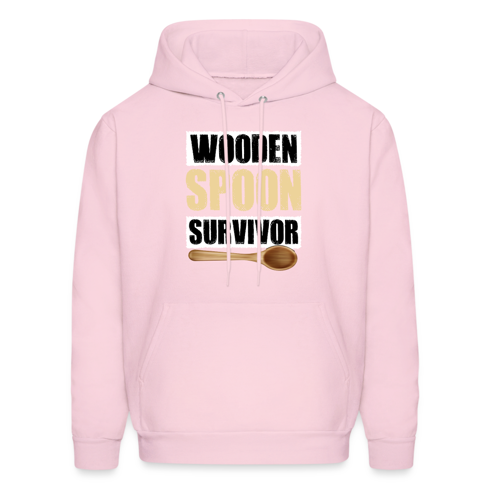 Wooden Spoon Survivor Hoodie - pale pink