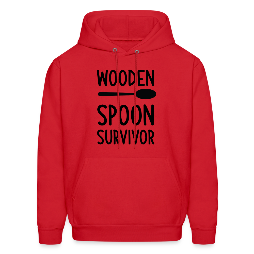 Wooden Spoon Survivor Hoodie - red