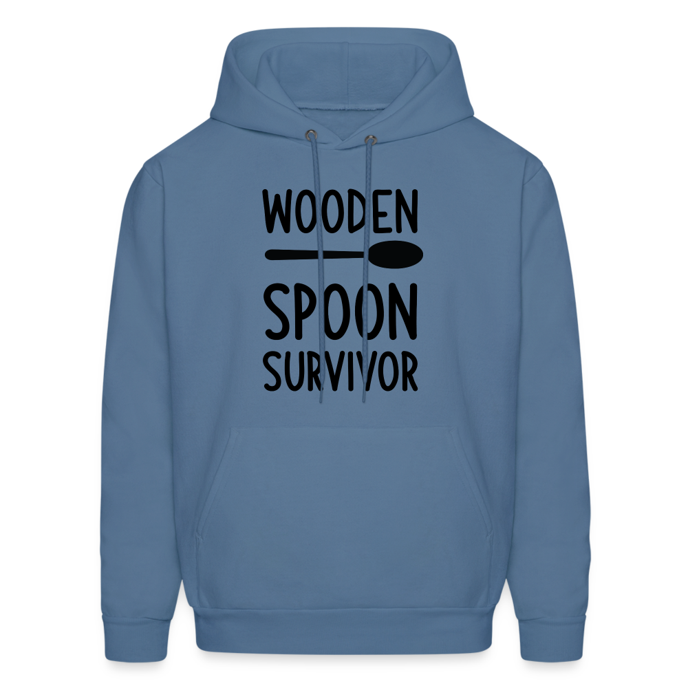 Wooden Spoon Survivor Hoodie - denim blue