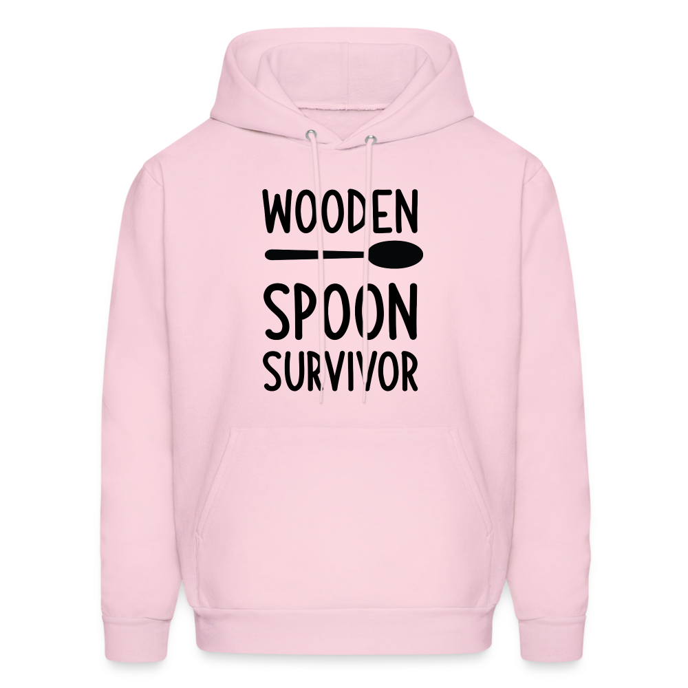 Wooden Spoon Survivor Hoodie - pale pink