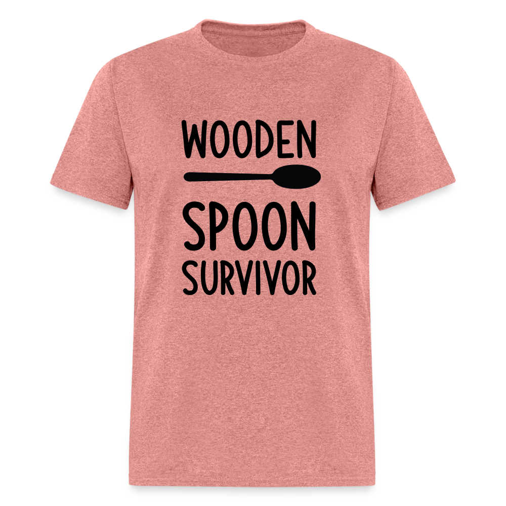 Wooden Spoon Survivor T-Shirt - heather mauve