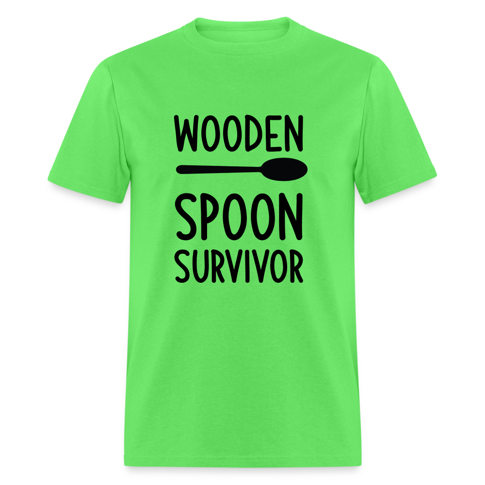 Wooden Spoon Survivor T-Shirt - kiwi