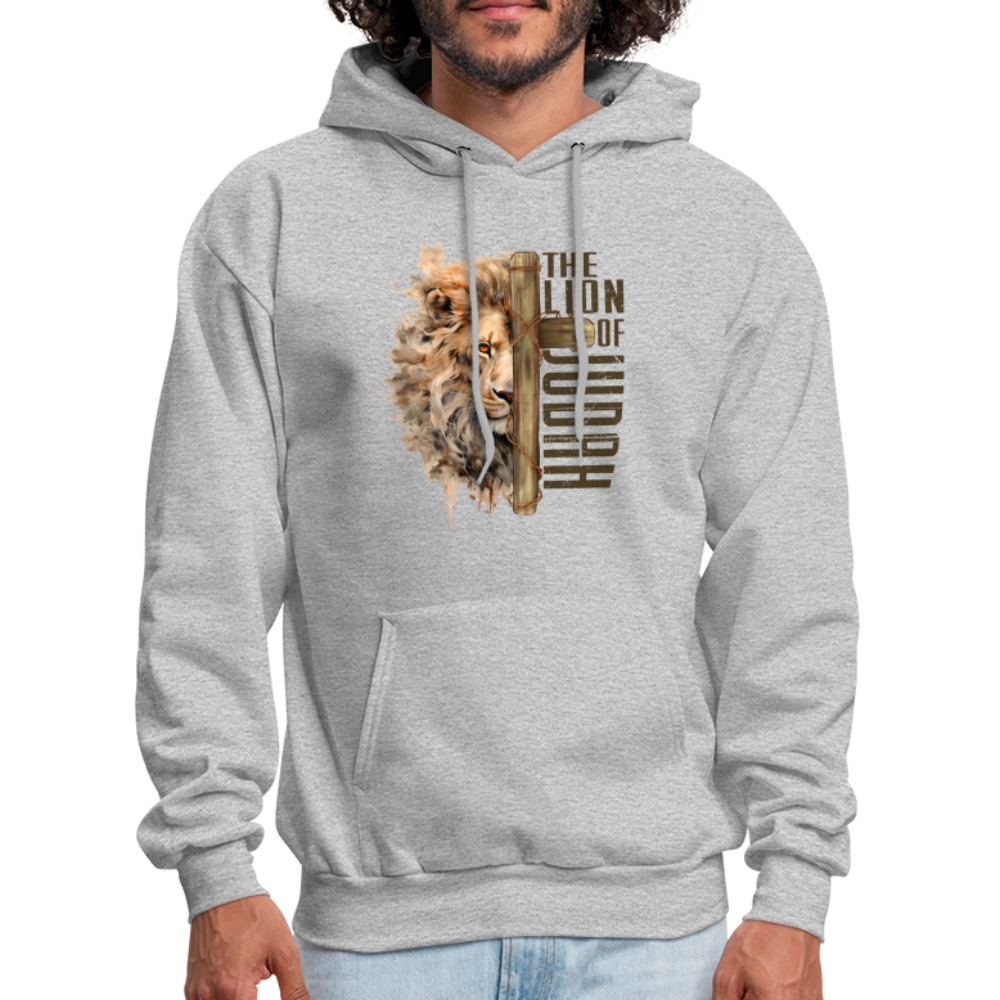 The Lion of Judah Unisex Hoodie - heather gray