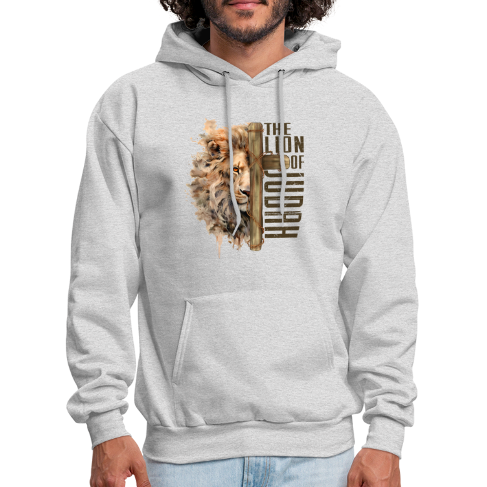 The Lion of Judah Unisex Hoodie - ash 