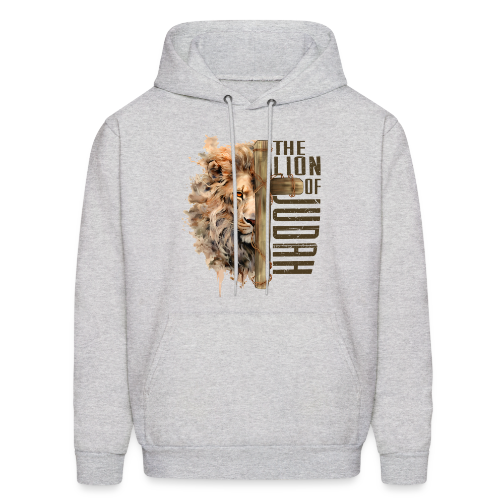 The Lion of Judah Unisex Hoodie - ash 