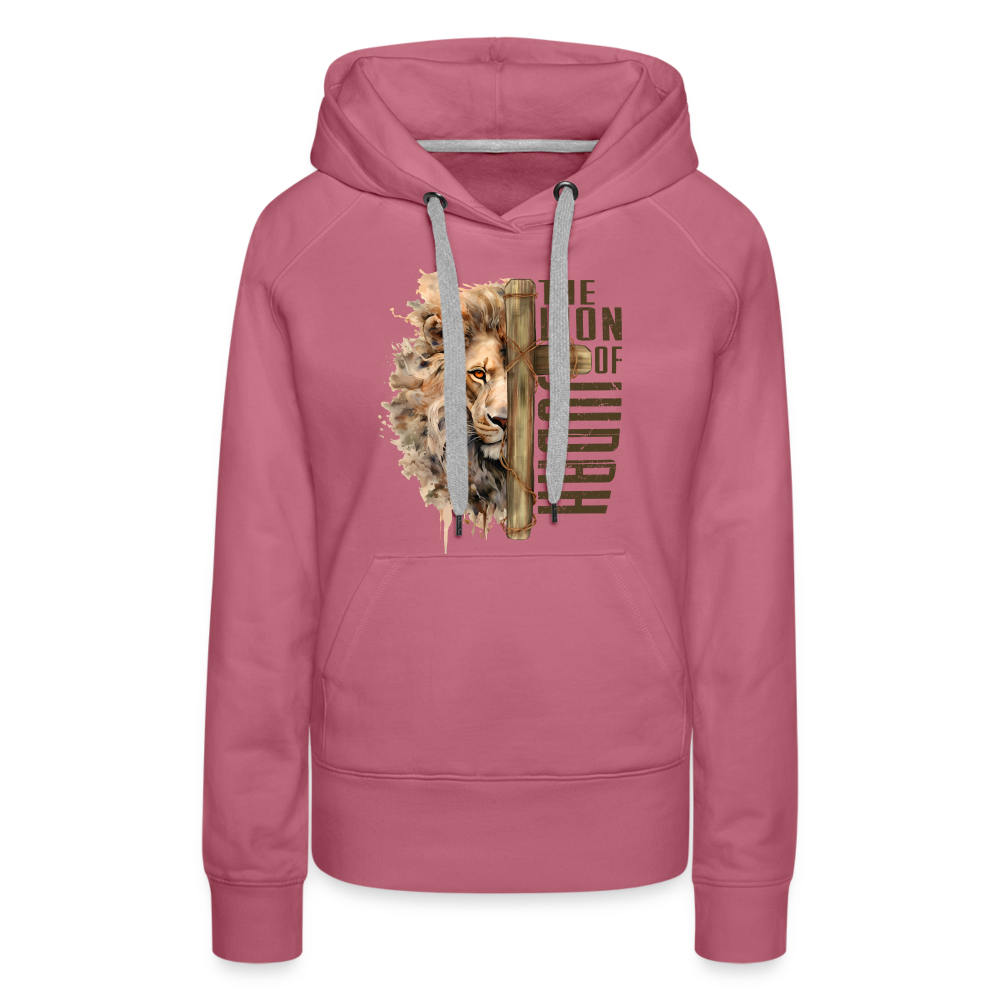 The Lion of Judah Women’s Premium Hoodie - mauve