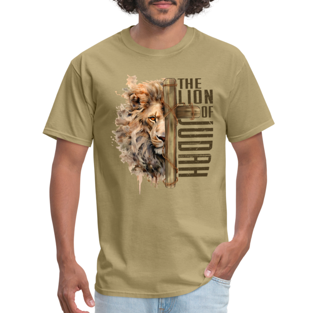 The Lion of Judah T-Shirt - khaki