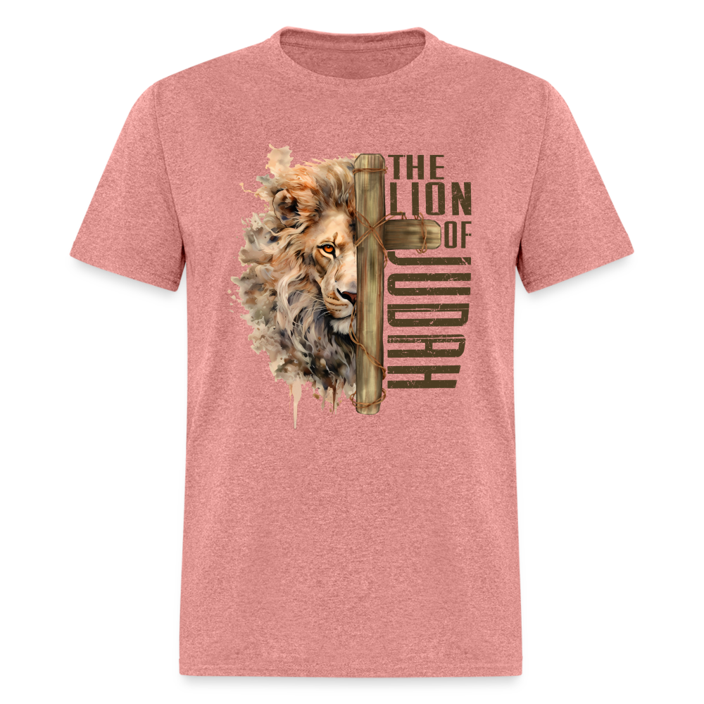 The Lion of Judah T-Shirt - heather mauve