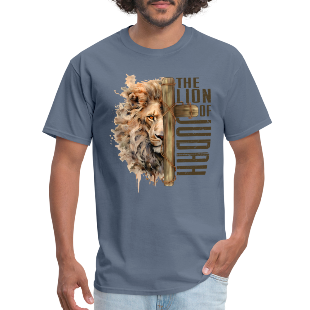 The Lion of Judah T-Shirt - denim